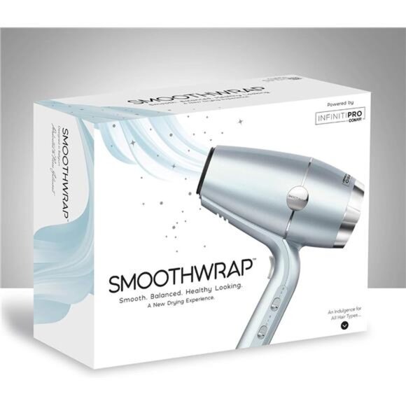 INFINITIPRO BY CONAIR SmoothWrap Hair Dryer with Diffuser | Blow Dryer for Less - Picture 6 of 7